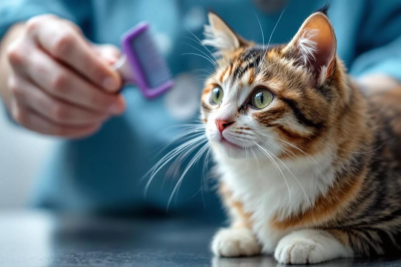 chat illustrant Antiparasitaire pour chat, notre comparatif naturel vs chimique
