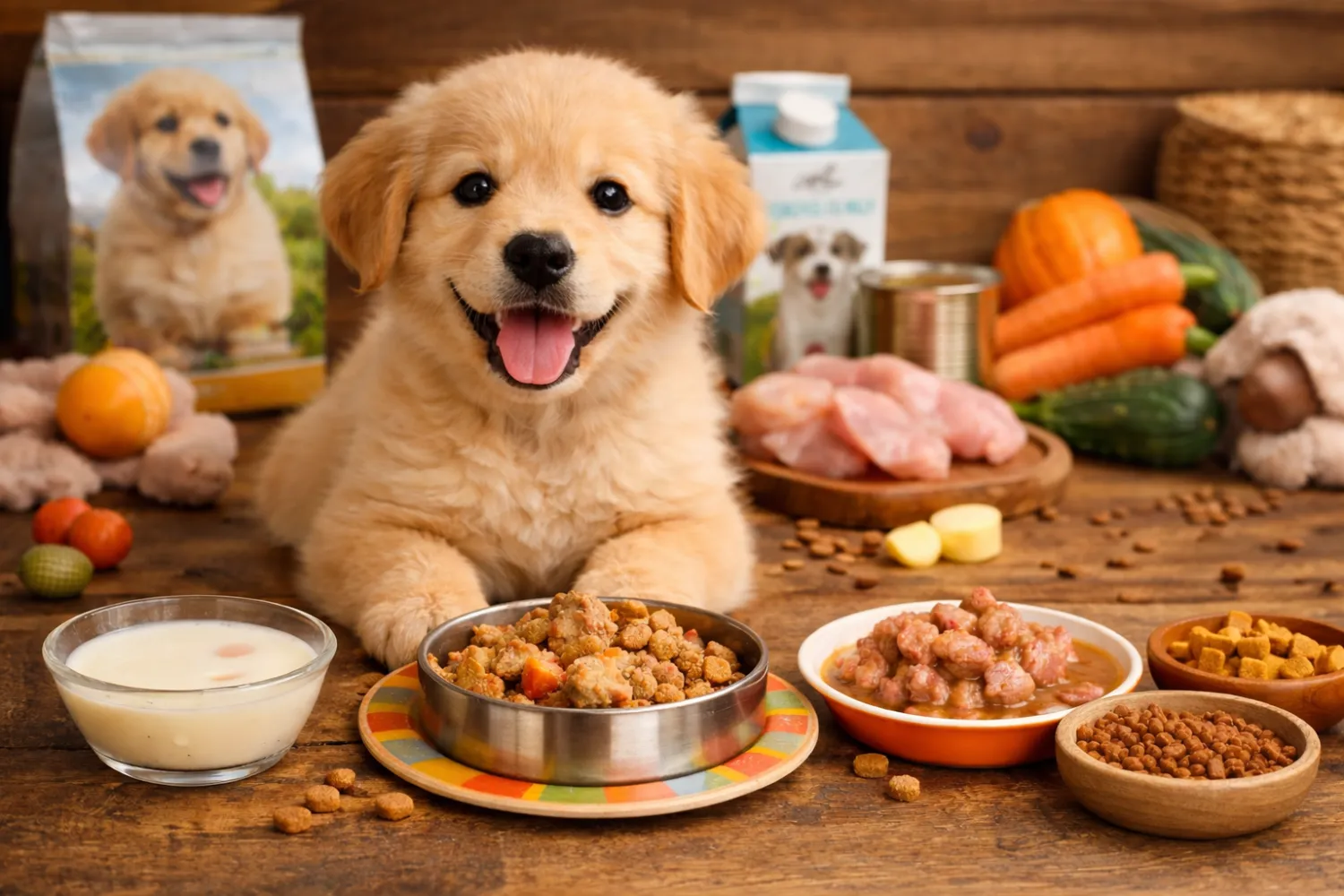 Alimentation pour chiot, voici comment choisir pour chaque âge