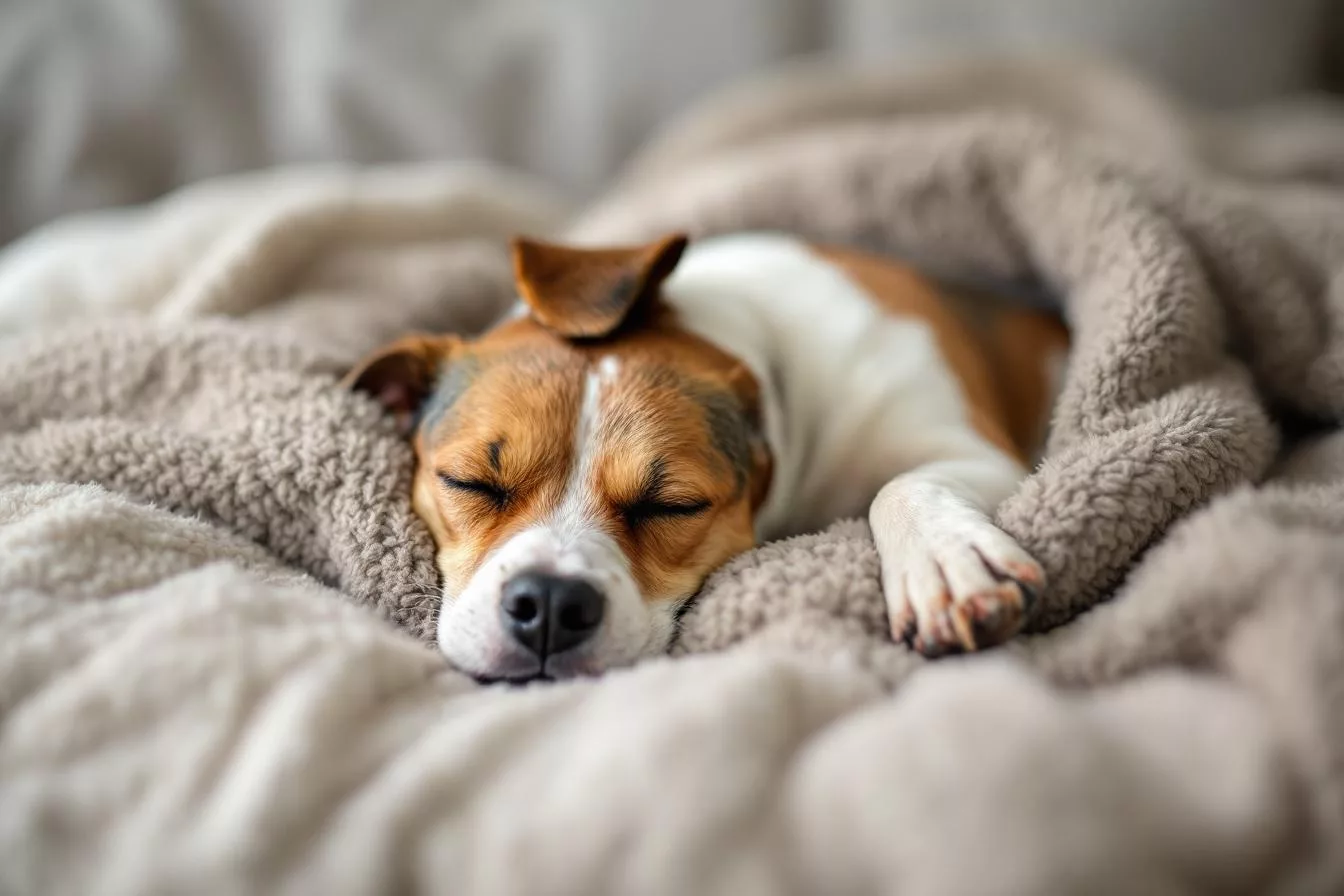 chien illustrant Devez-vous dormir avec votre chien ? Découvrez si c'est une bonne idée...