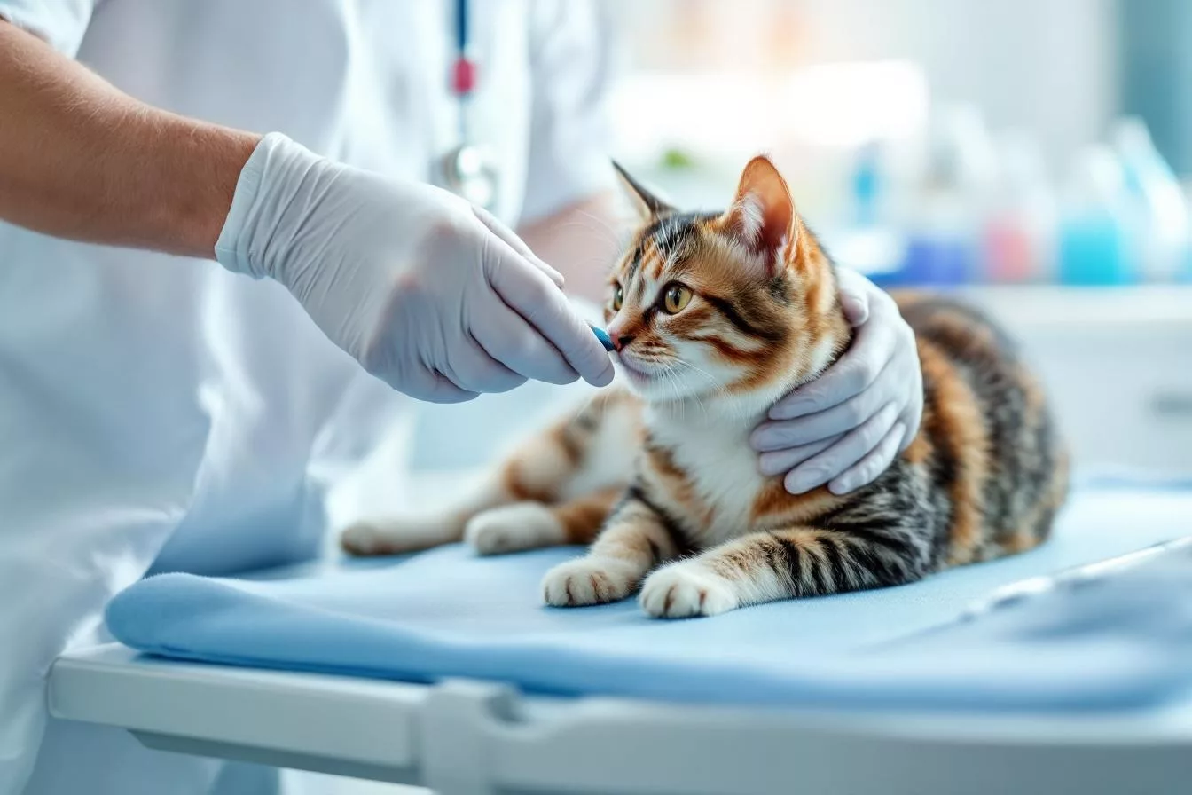 chat illustrant Diarrhée du chat : les symptômes et les remèdes naturels