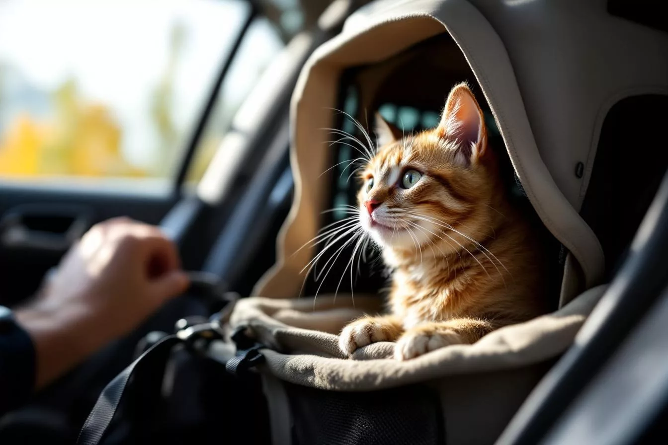 chat illustrant Laisser votre chat seul pendant les vacances, est-ce une bonne idée ?