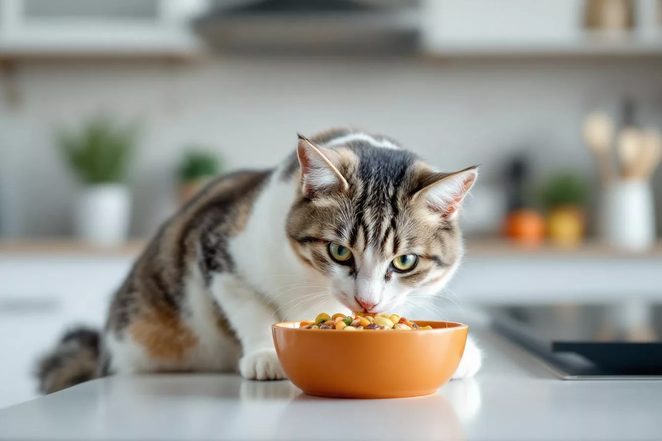 chat illustrant Mon chat ne mange plus : que faire rapidement ?