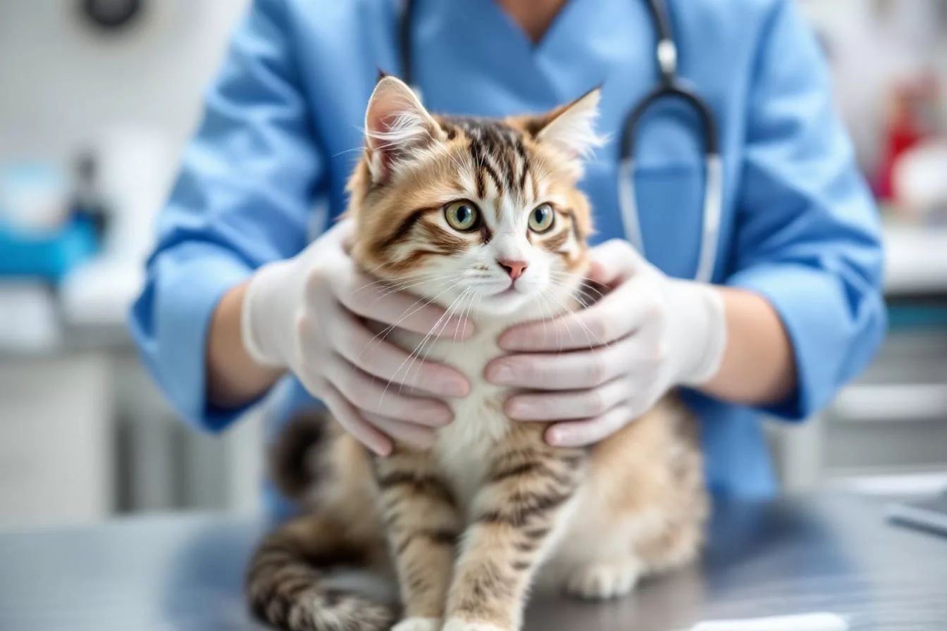 chat illustrant Voici la liste des vaccins essentiels pour votre chat