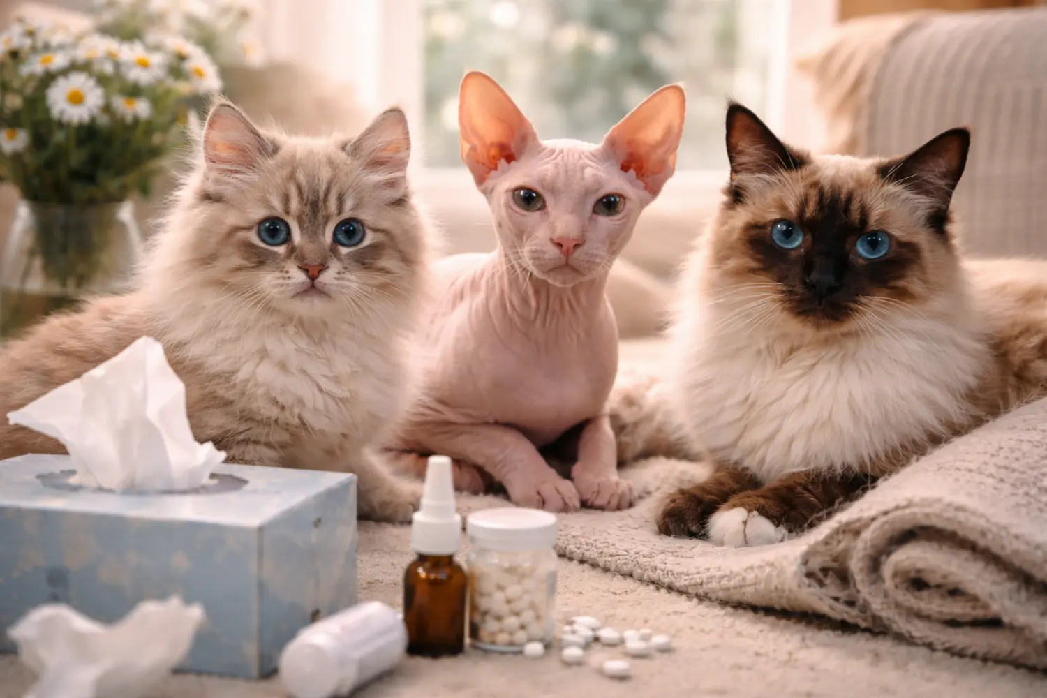 Chats hypoallergéniques : mythe ou vraie solution ?