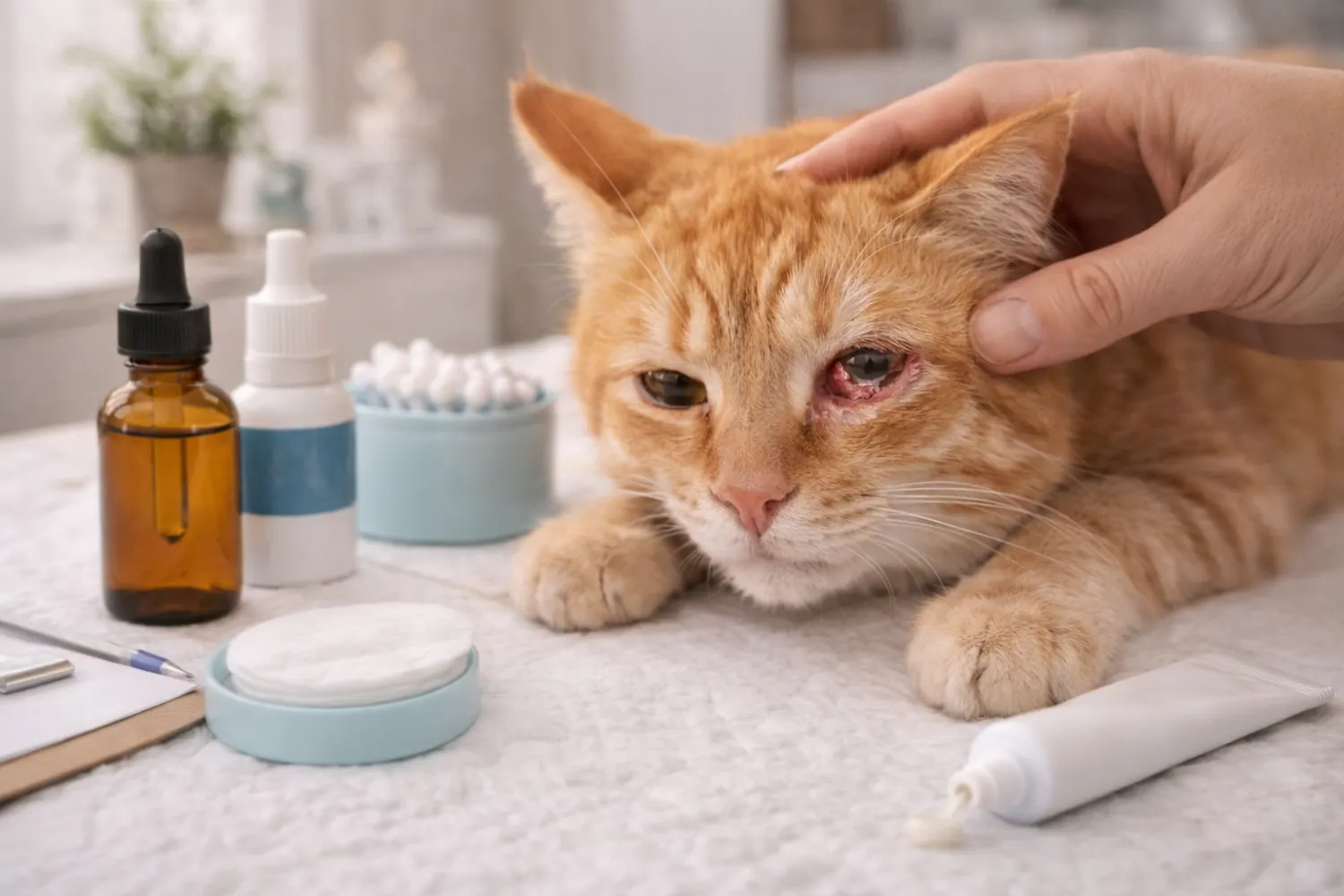 Conjonctivite du chat