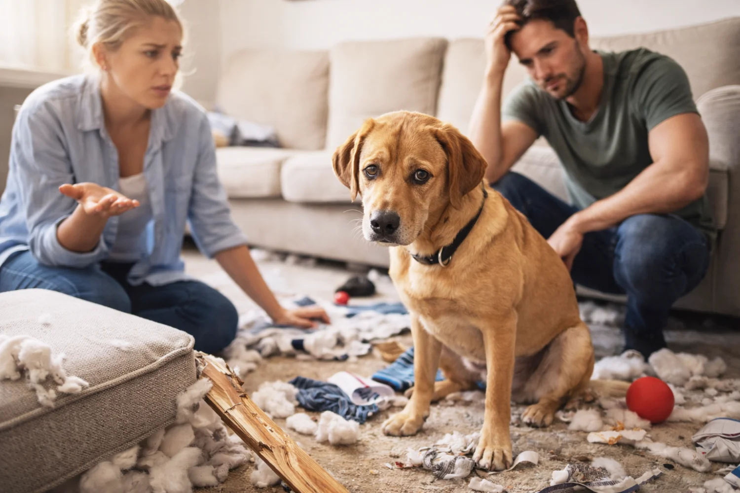Mon chien détruit tout : pourquoi il fait ça et quoi faire maintenant