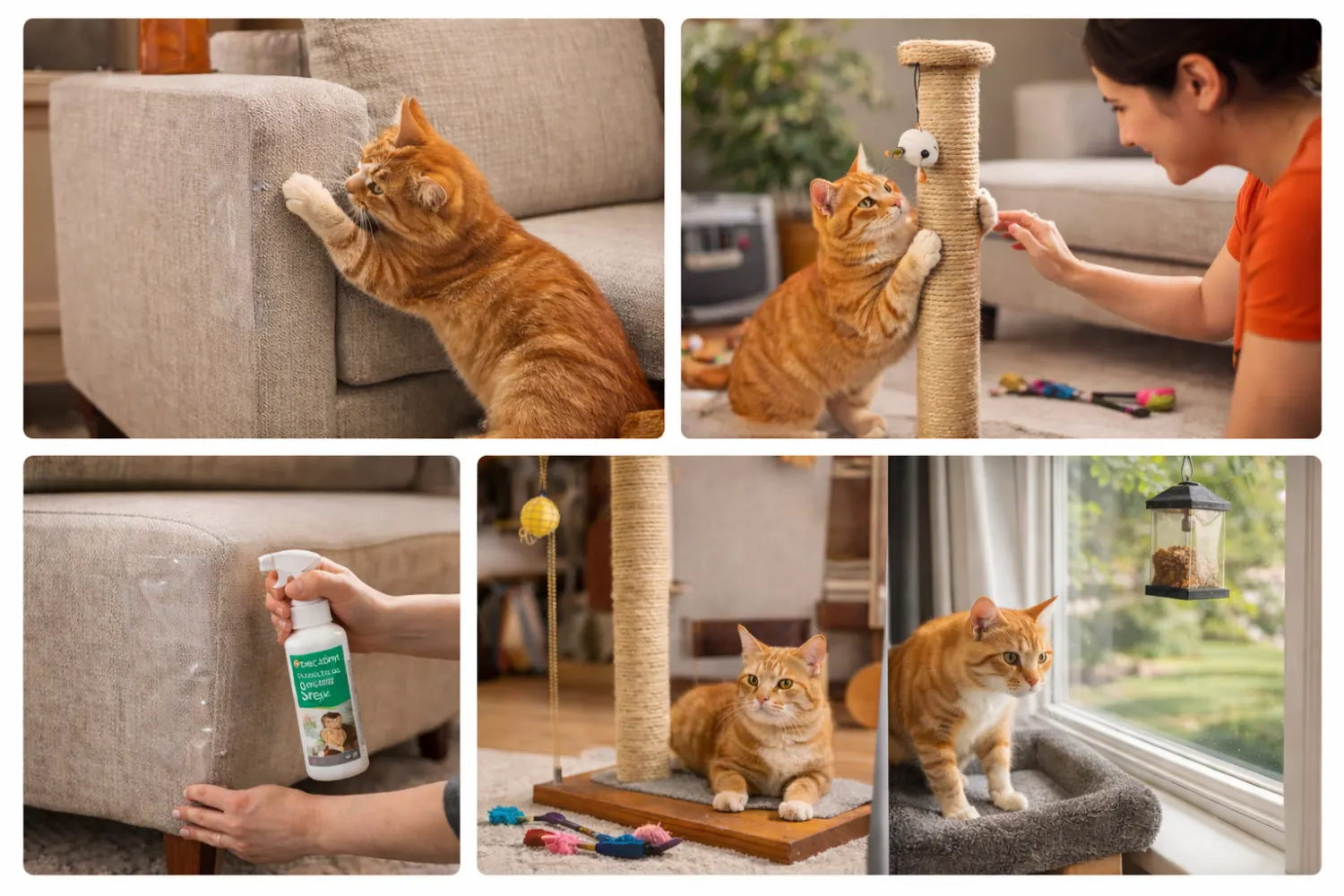 Votre chat griffe les meubles : 7 solutions anti-griffades