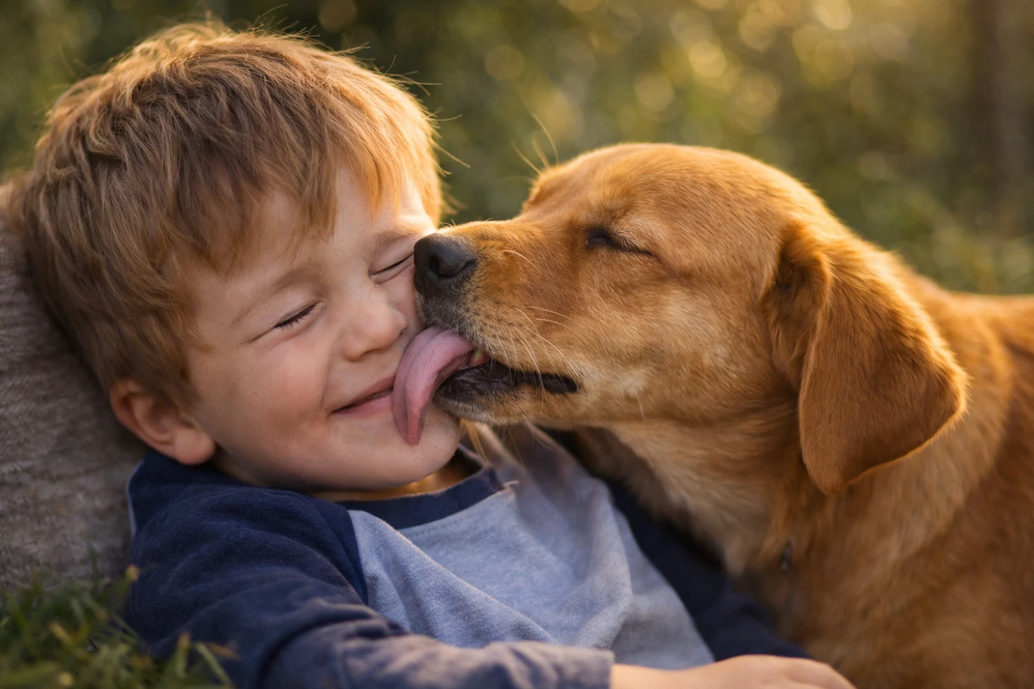 Votre chien lèche le visage de votre enfant : danger ou tendresse ?