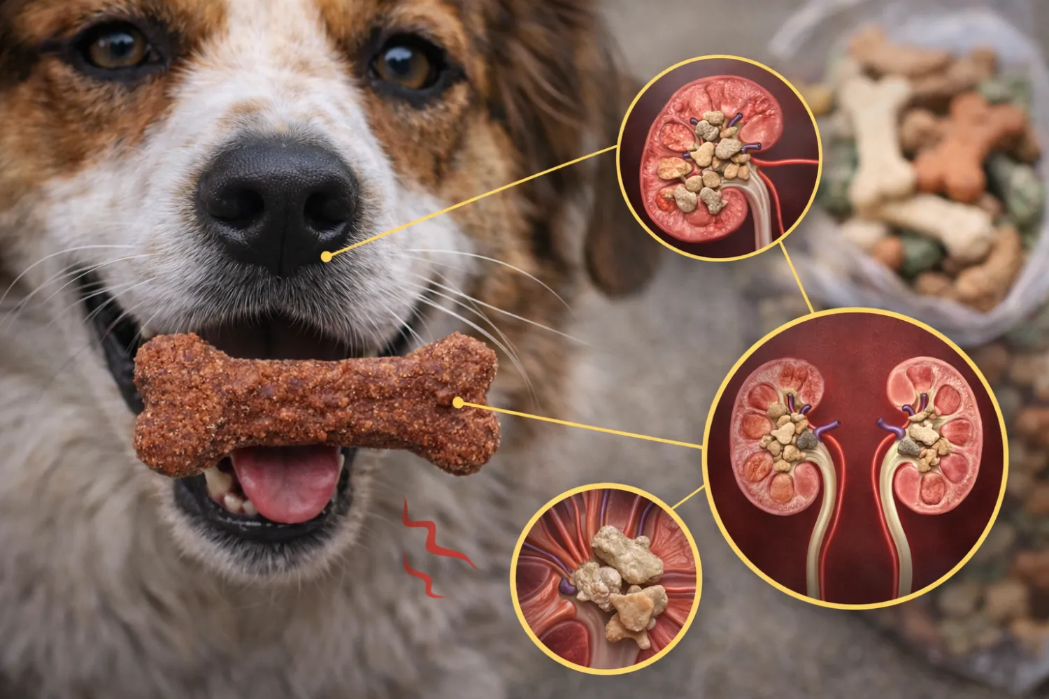 Cette friandise adorée des animaux provoque des calculs rénaux : l'étude qui inquiète