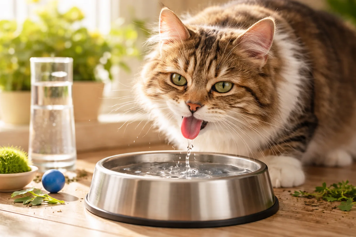 Mon chat boit beaucoup d'eau : dois-je m'inquiéter ?