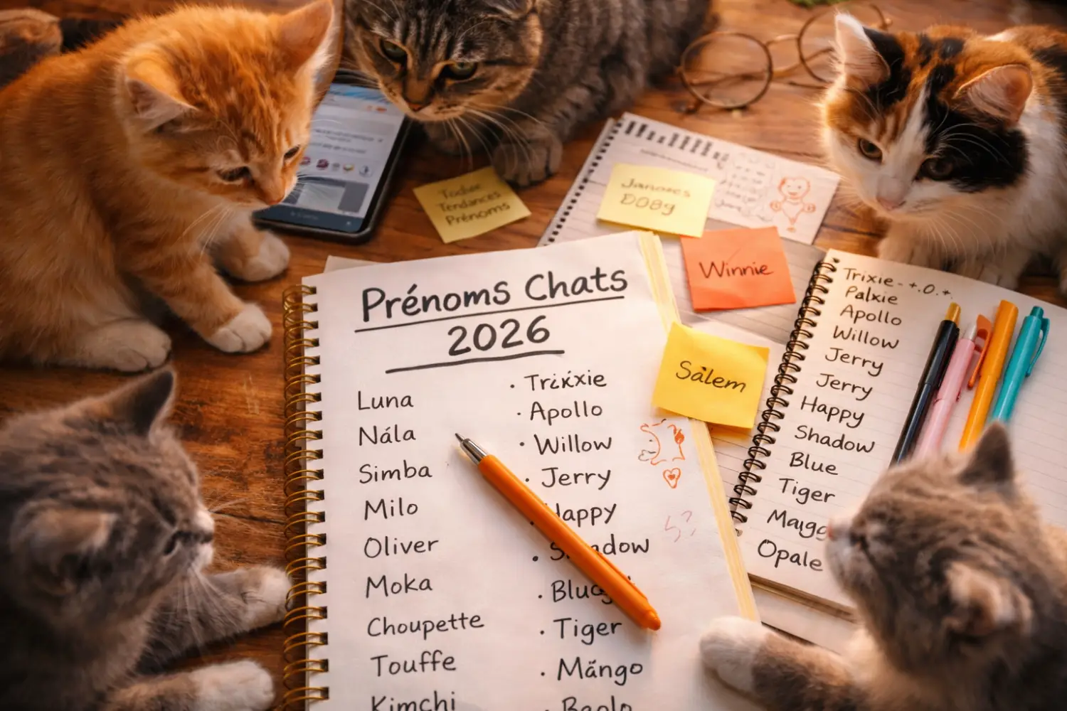 Tendances des prénoms pour chats en 2026 : top listes, inspirations & erreurs à éviter