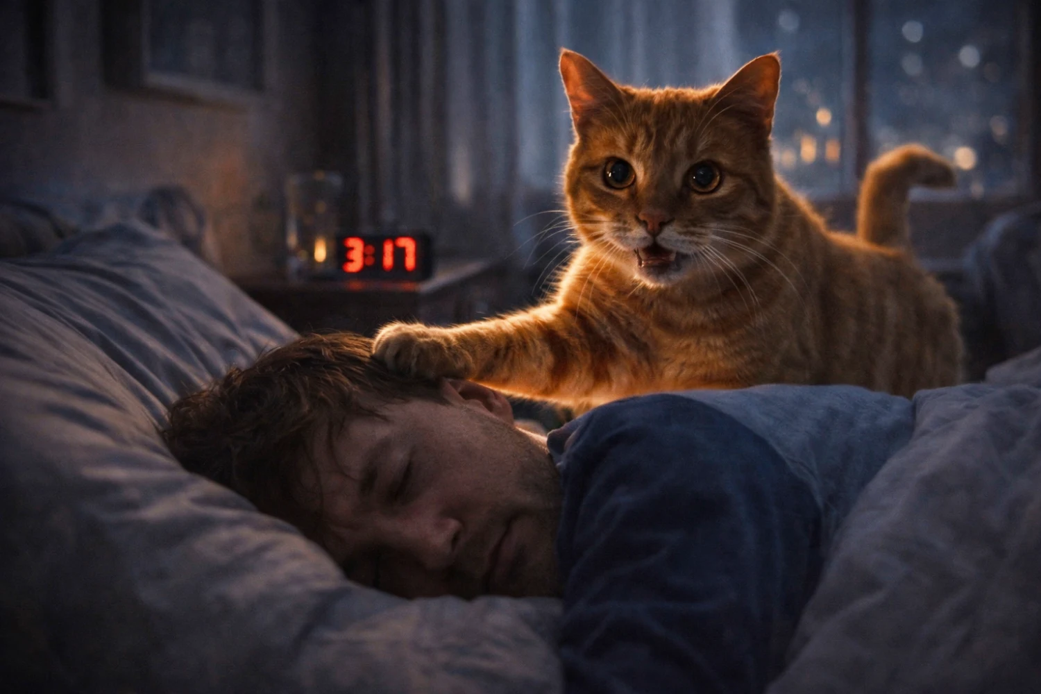 Ce que fait votre chat à 3h du matin pendant que vous dormez : la vérité