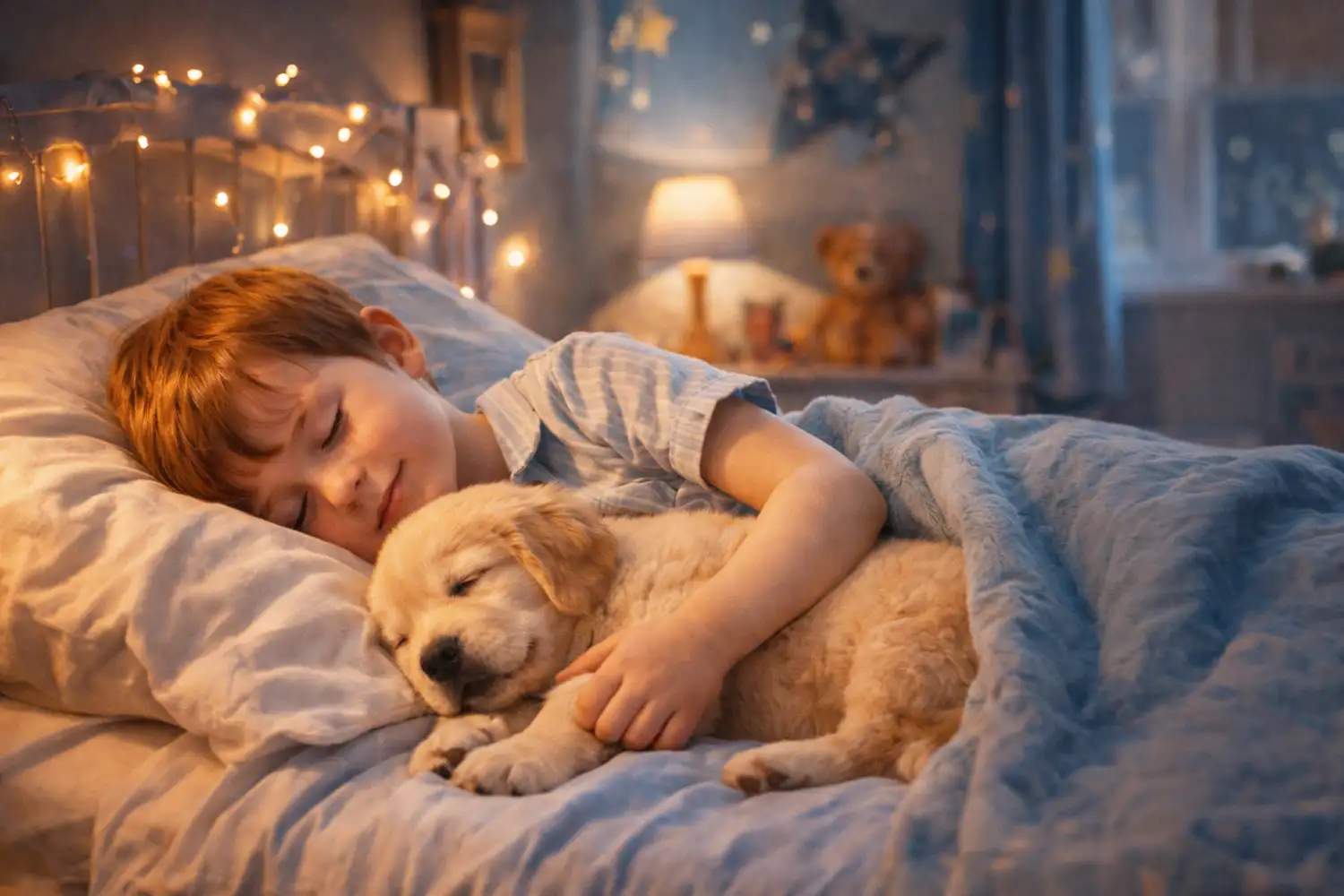 À quel âge un chiot peut-il vraiment dormir dans la chambre d'un enfant ?