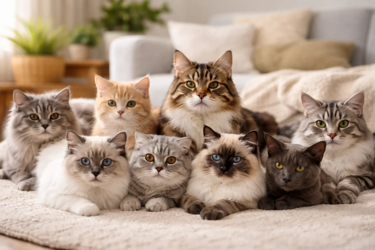 Race de chat calme : voici 8 félins doux et zen