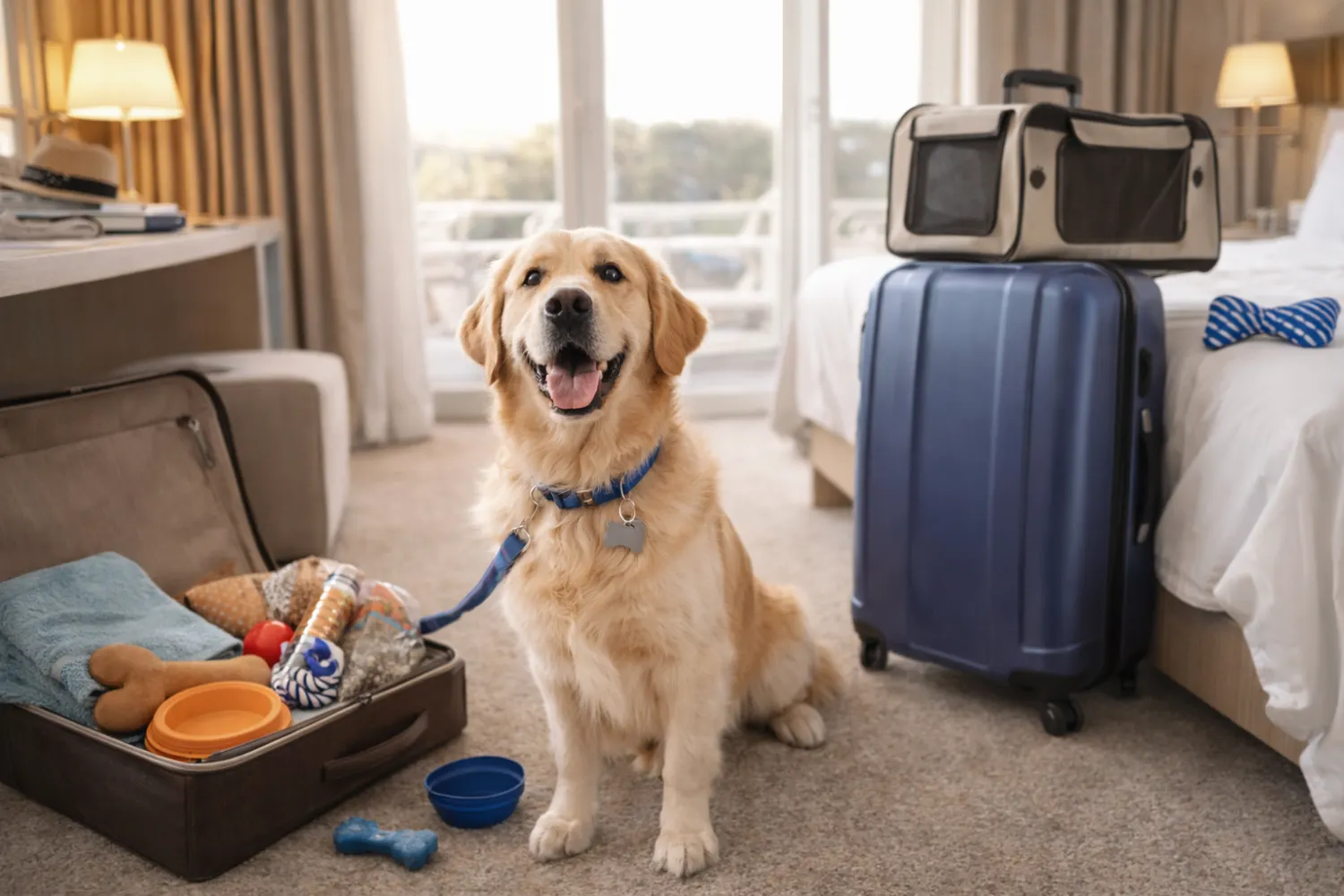 Partir en vacances à l'hôtel avec son chien : le guide pratique 2026