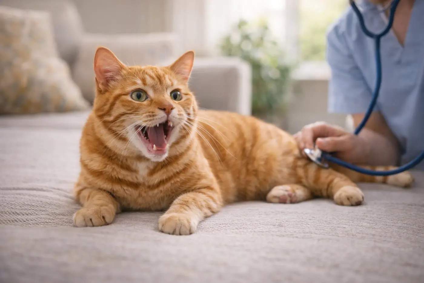 Votre chat respire vite : voici les signes d’urgence et quand appeler le vétérinaire