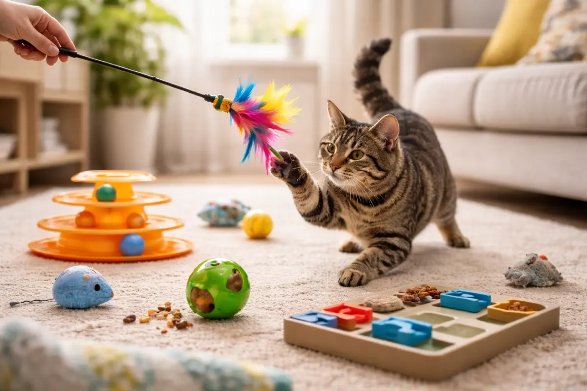 Jeux interactifs pour chat : lesquels stimulent vraiment votre chat ?
