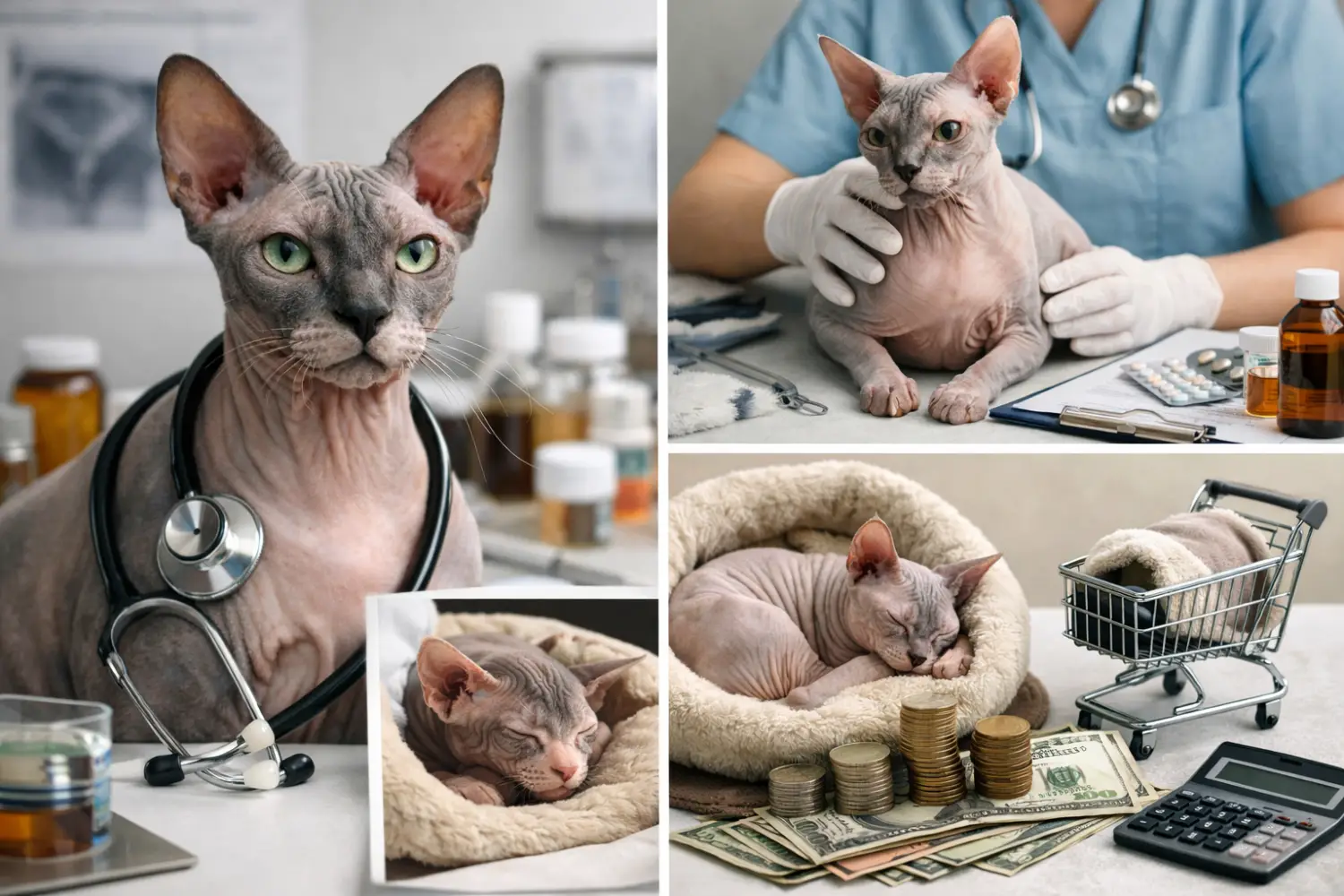 Sphynx : le chat sans poil, santé et budget d'adoption