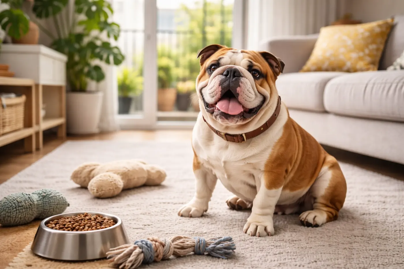Vivre avec un bulldog anglais en appartement : ce qu’il faut savoir