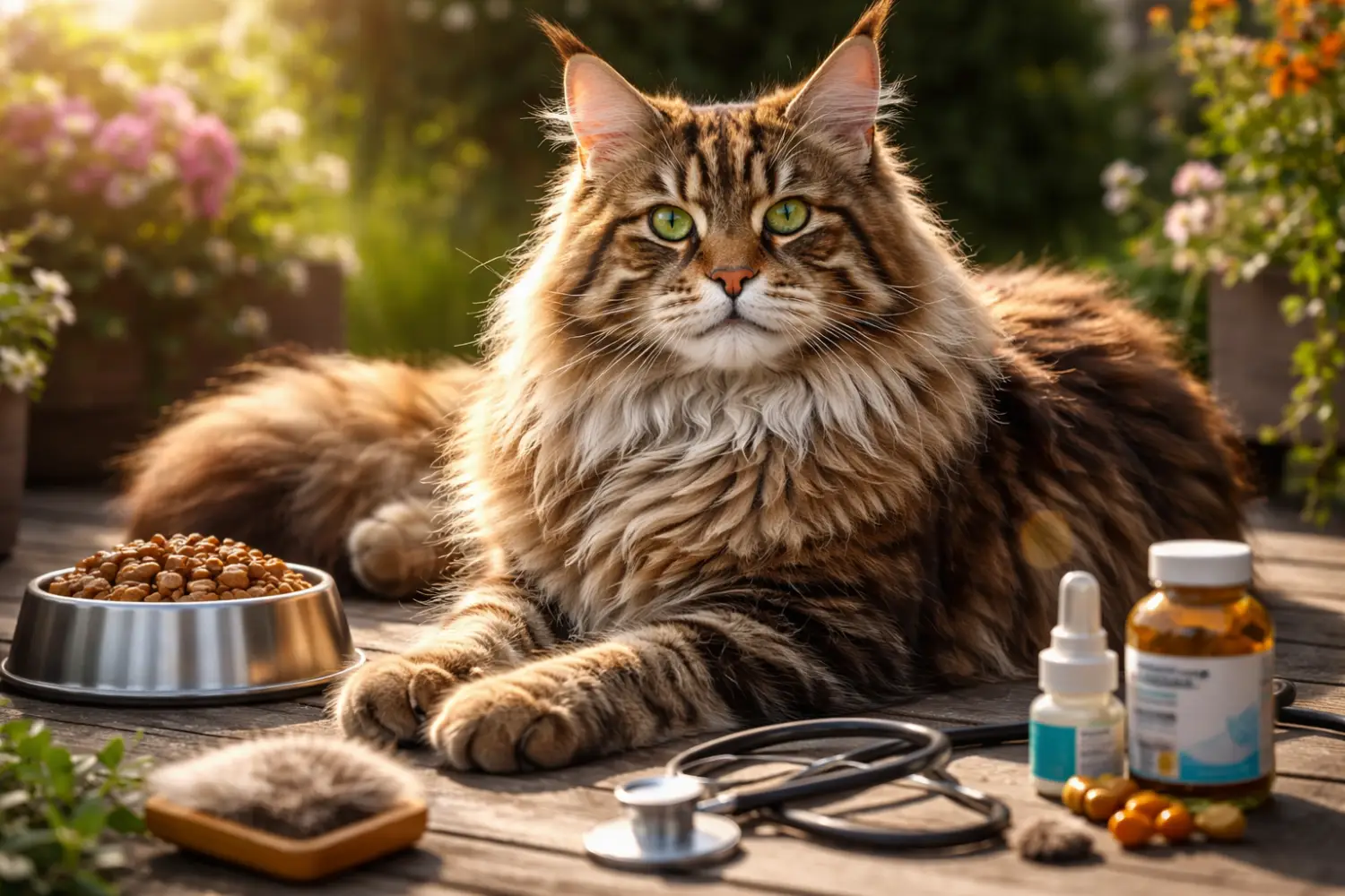 Maine Coon : le géant doux de 12 kg, son caractère et santé