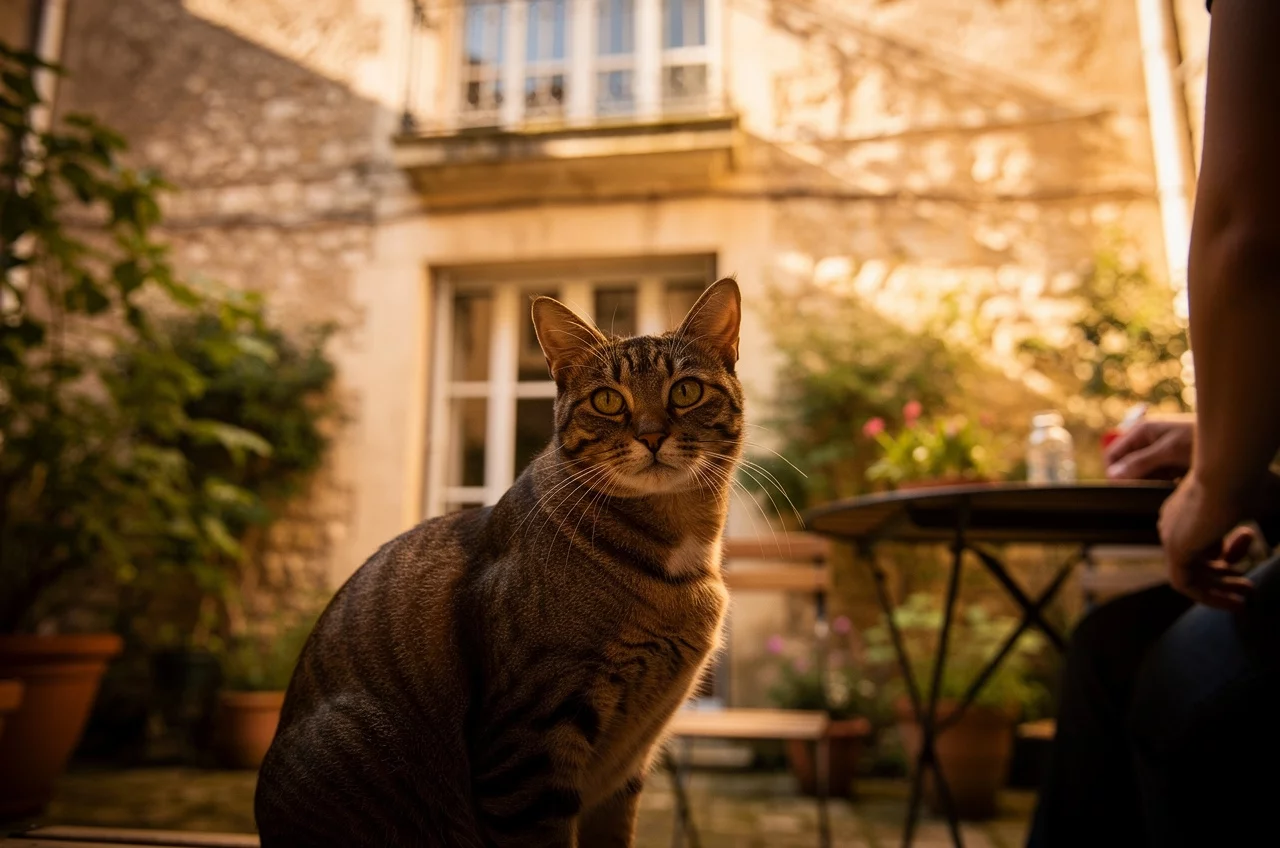 Le Abyssin est-il fait pour un — animal de compagnie photo lifestyle authentique