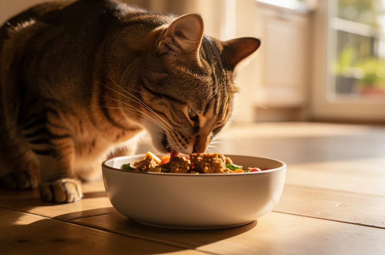 Alimentation du Sphynx : besoins spécifiques — animal de compagnie photo lifestyle authentique