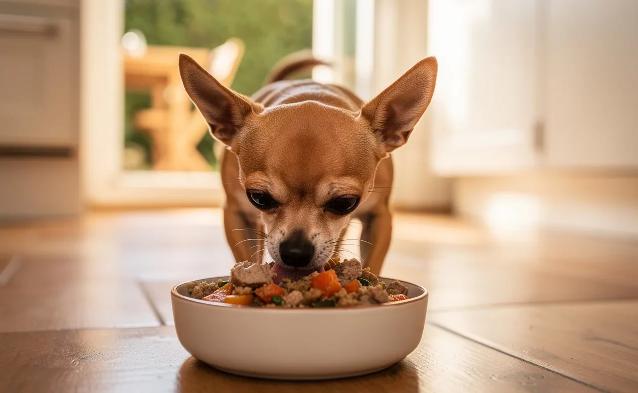 Alimentation du Chihuahua : besoins nutritionnels — animal de compagnie photo lifestyle authentique