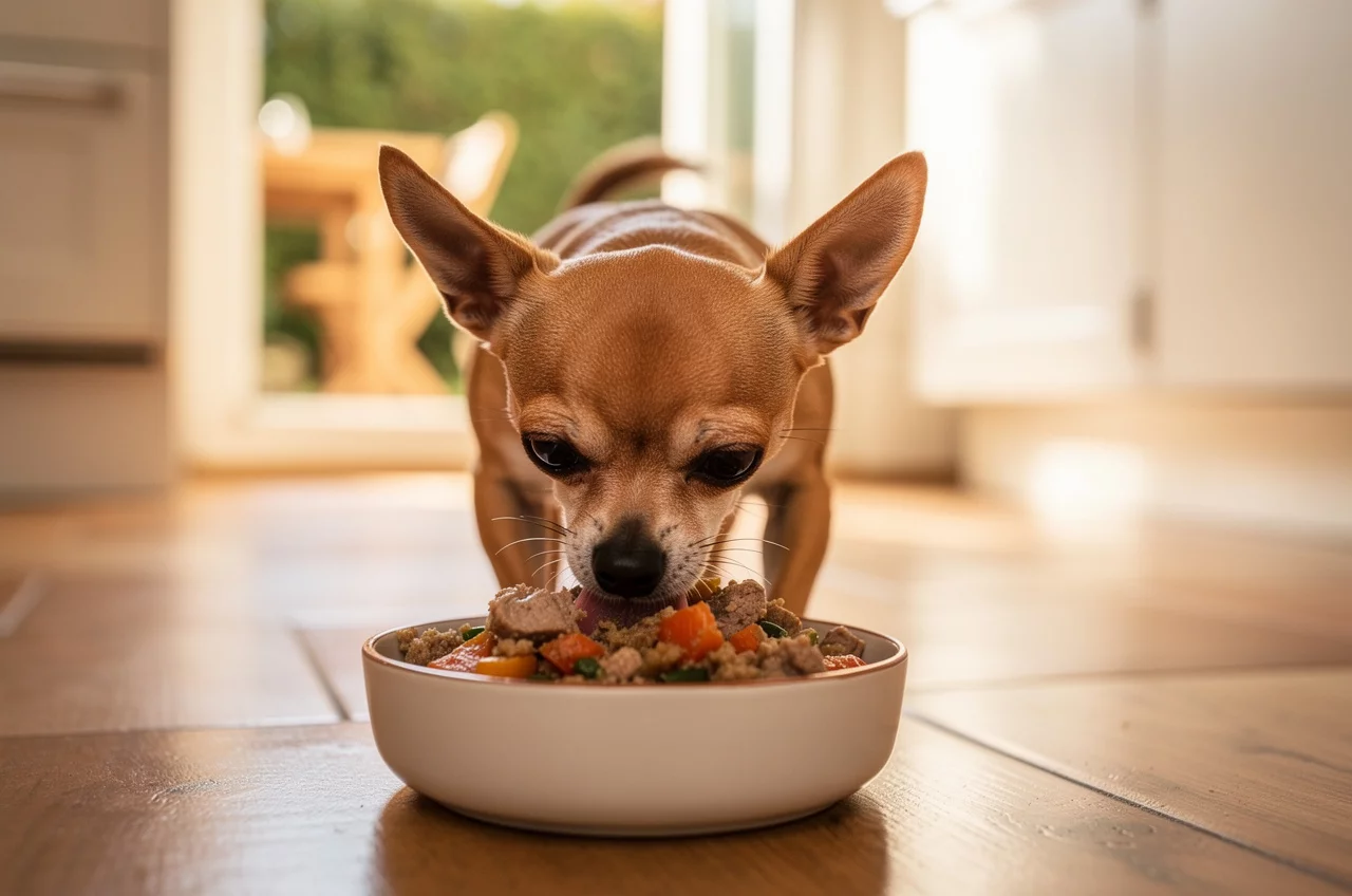 Alimentation du Chihuahua : besoins nutritionnels — animal de compagnie photo lifestyle authentique