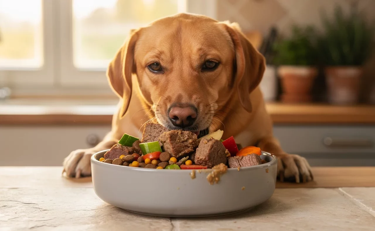 Alimentation du Dobermann : besoins nutritionnels — animal de compagnie photo lifestyle authentique