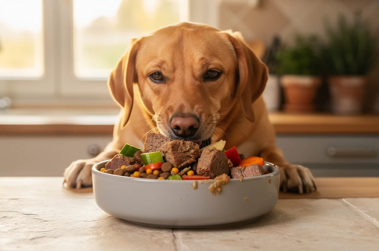 Alimentation du Dobermann : besoins nutritionnels — animal de compagnie photo lifestyle authentique