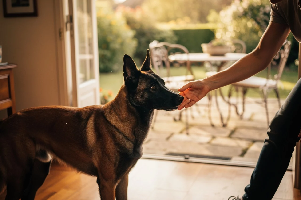 Berger Belge Malinois — animal de compagnie photo lifestyle authentique
