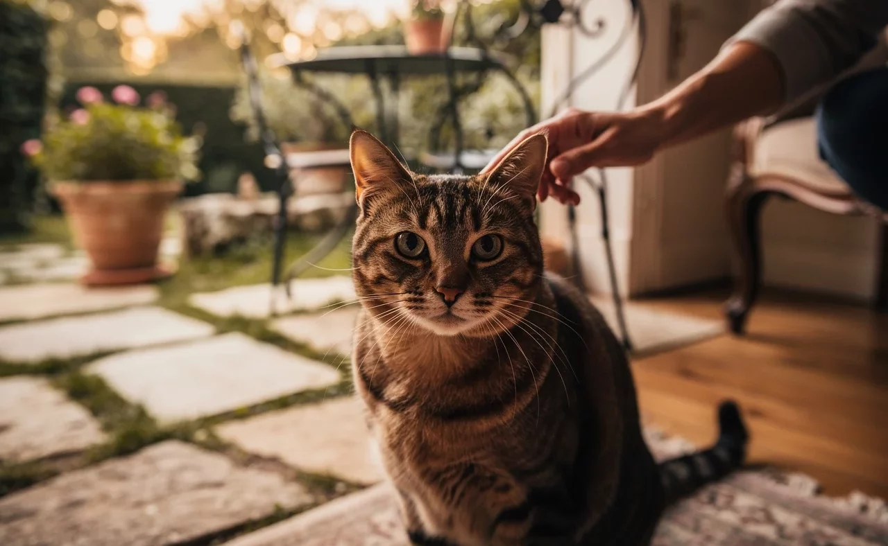 Boules de poils chez le chat — chat photo lifestyle authentique