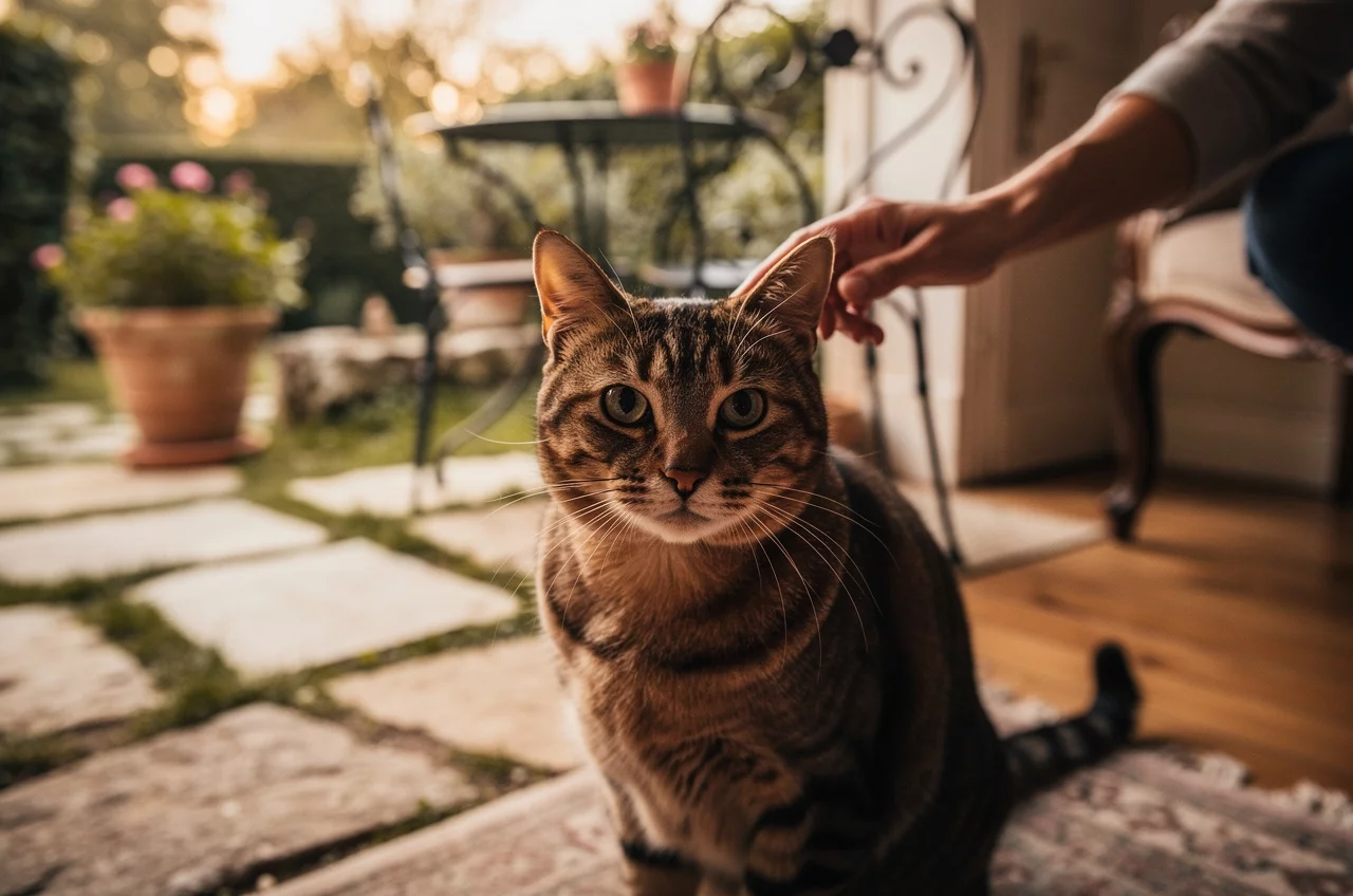 Boules de poils chez le chat — chat photo lifestyle authentique