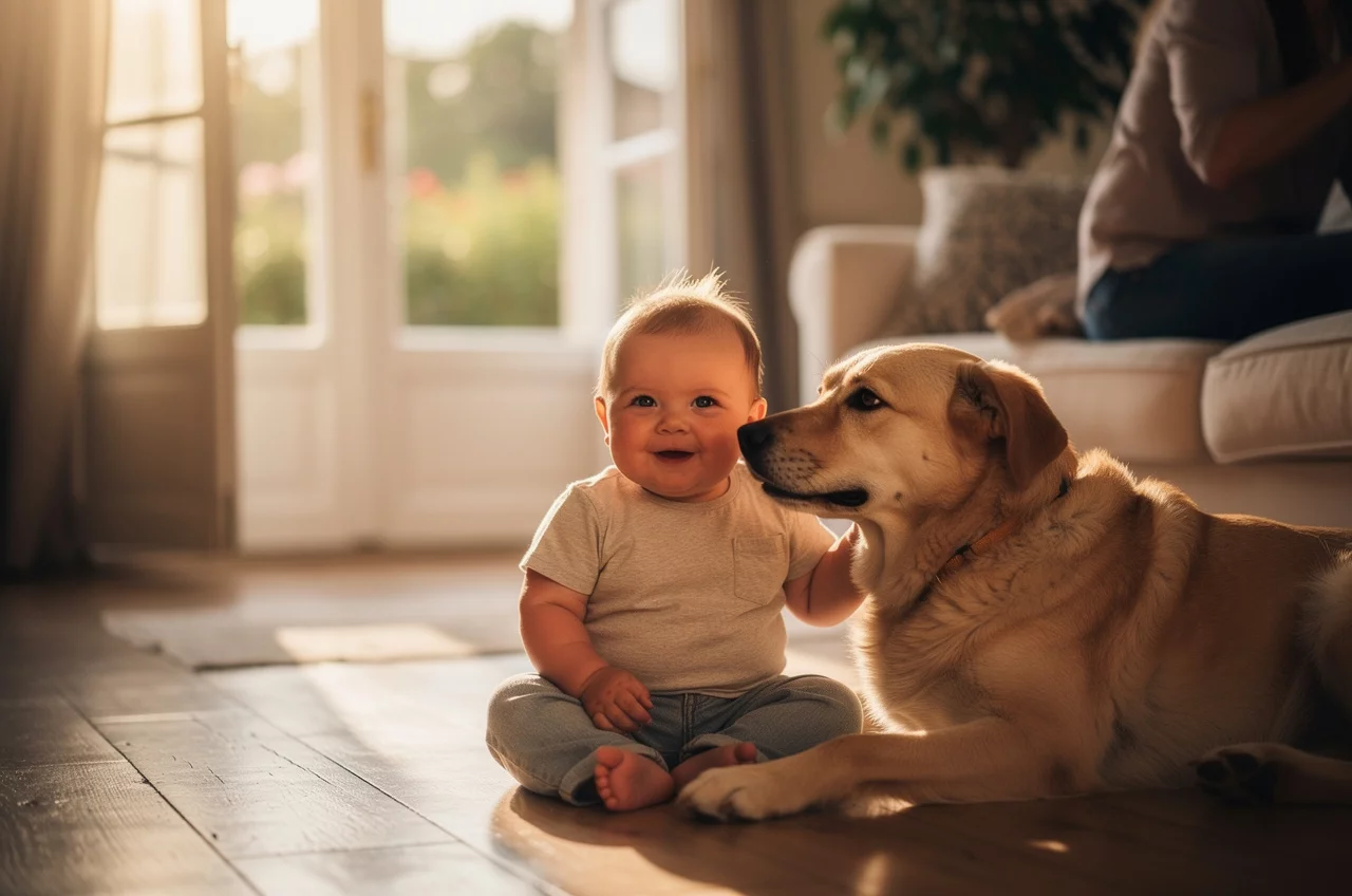 Le Cavalier King Charles avec des — animal de compagnie photo lifestyle authentique
