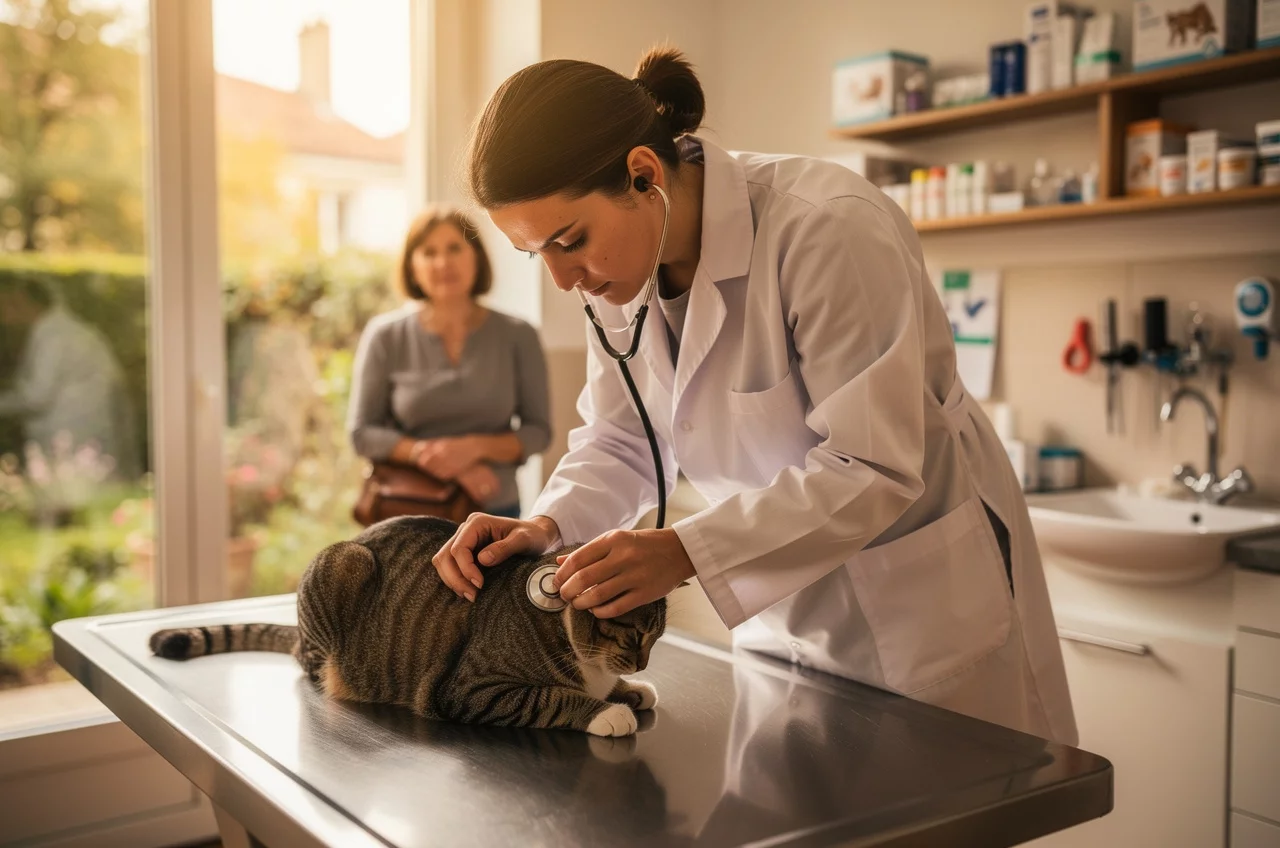 Diabète du chat : diagnostic, injection — chat photo lifestyle authentique