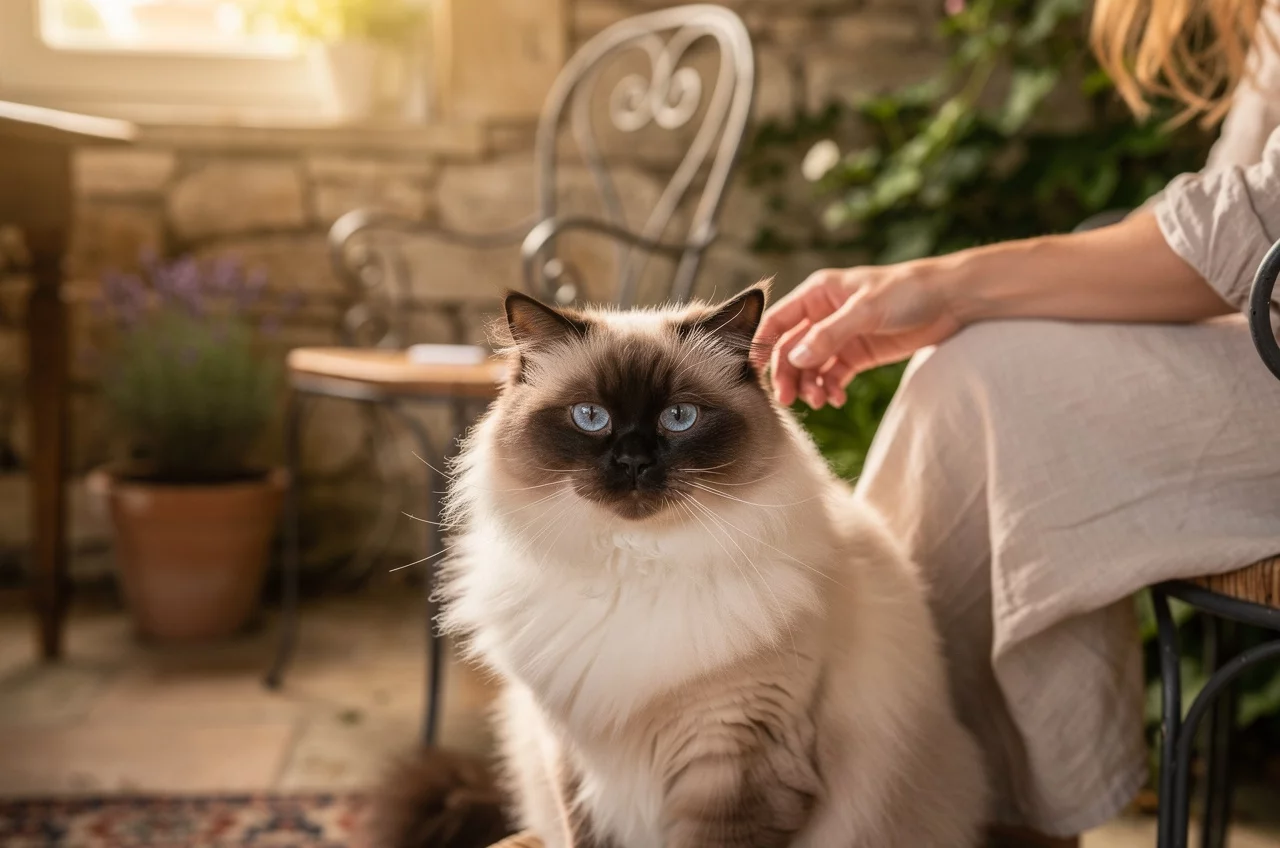Ragdoll — animal de compagnie photo lifestyle authentique