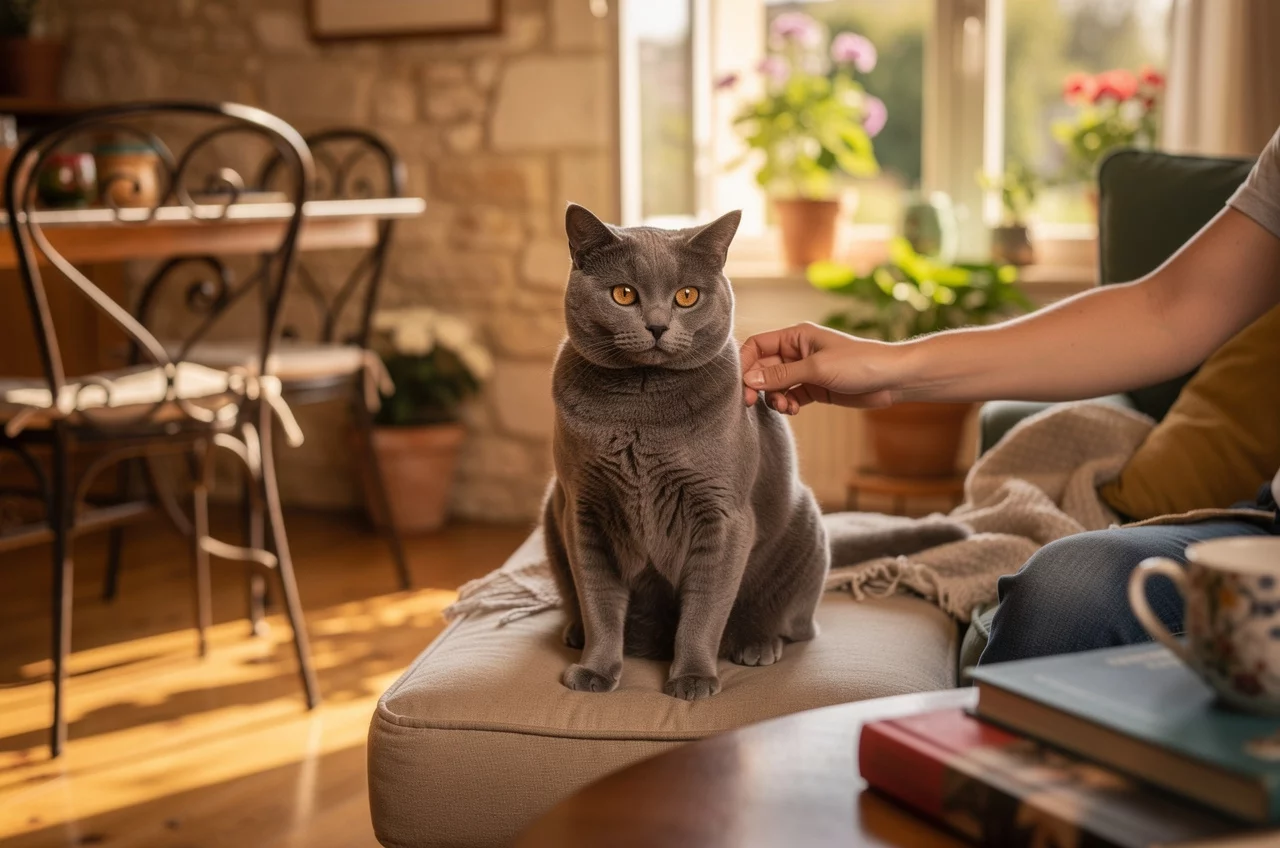 Santé du Chartreux : prédispositions génétiques — animal de compagnie photo lifestyle authentique