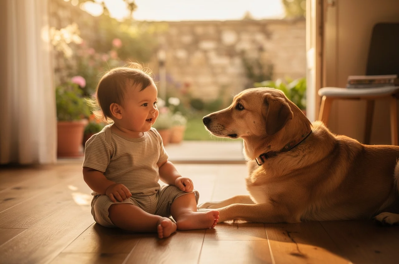 Le Dogue de Bordeaux avec des — animal de compagnie photo lifestyle authentique