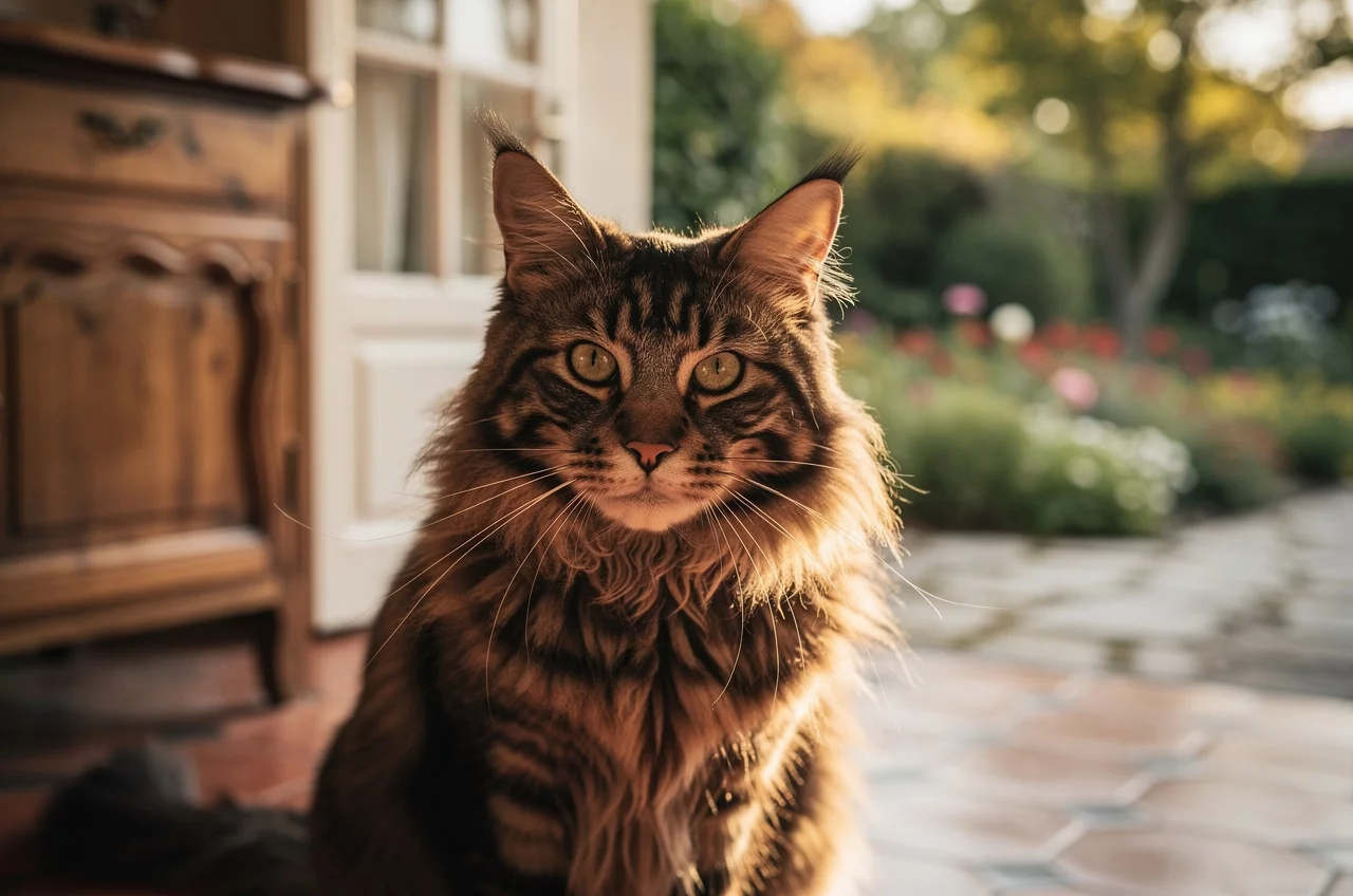 Le Maine Coon est-il fait pour — animal de compagnie photo lifestyle authentique