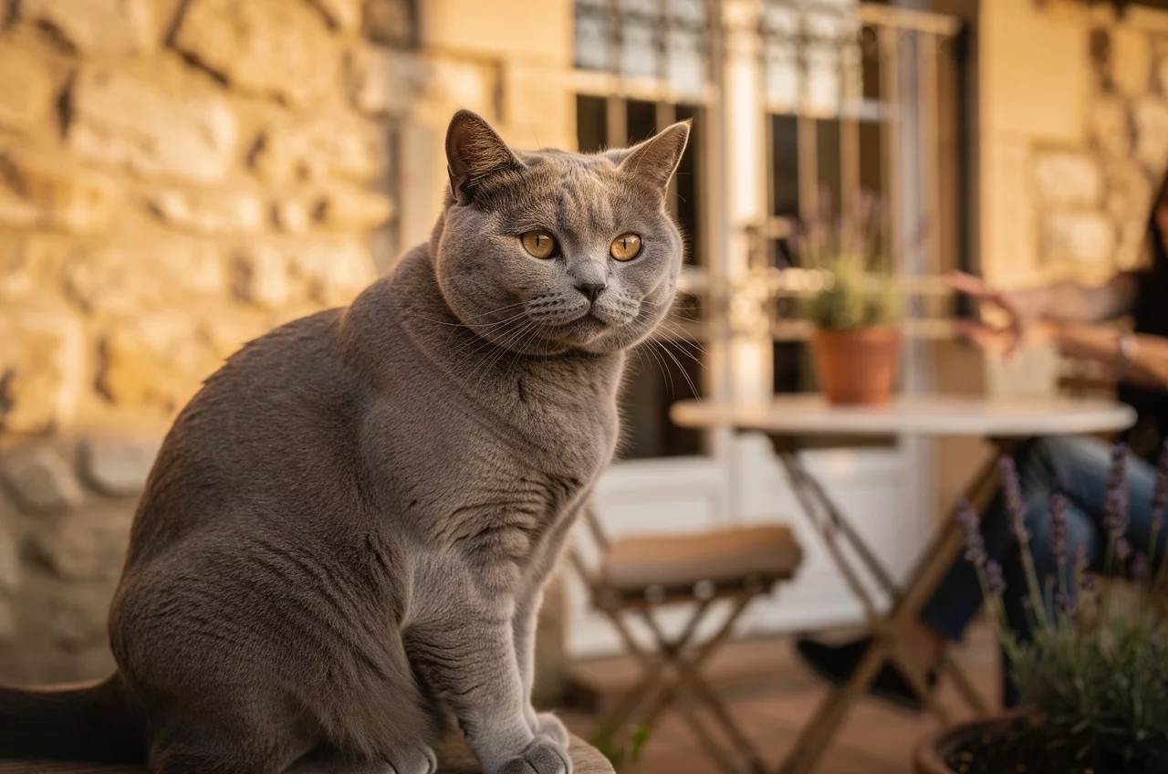 Santé du British Shorthair : prédispositions — animal de compagnie photo lifestyle authentique
