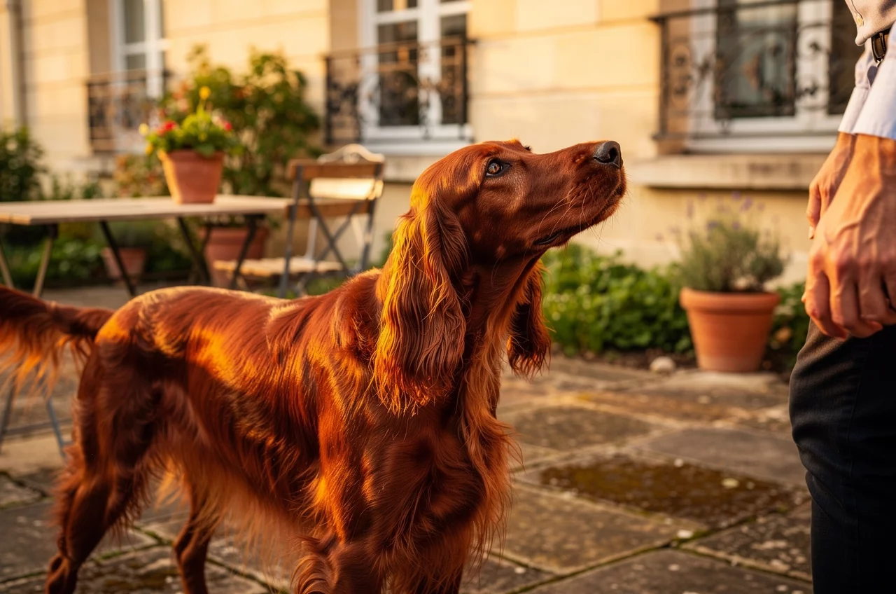 Santé du Setter Irlandais : pathologies — animal de compagnie photo lifestyle authentique