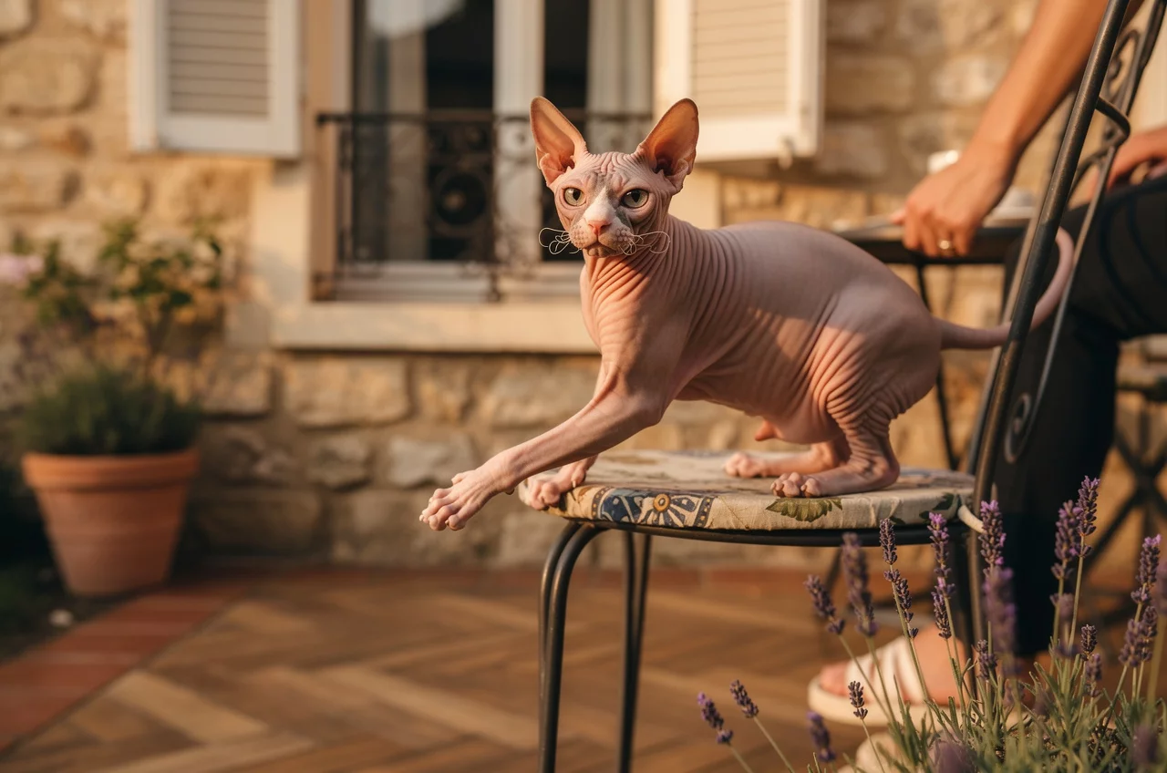 Santé du Sphynx : prédispositions génétiques — animal de compagnie photo lifestyle authentique