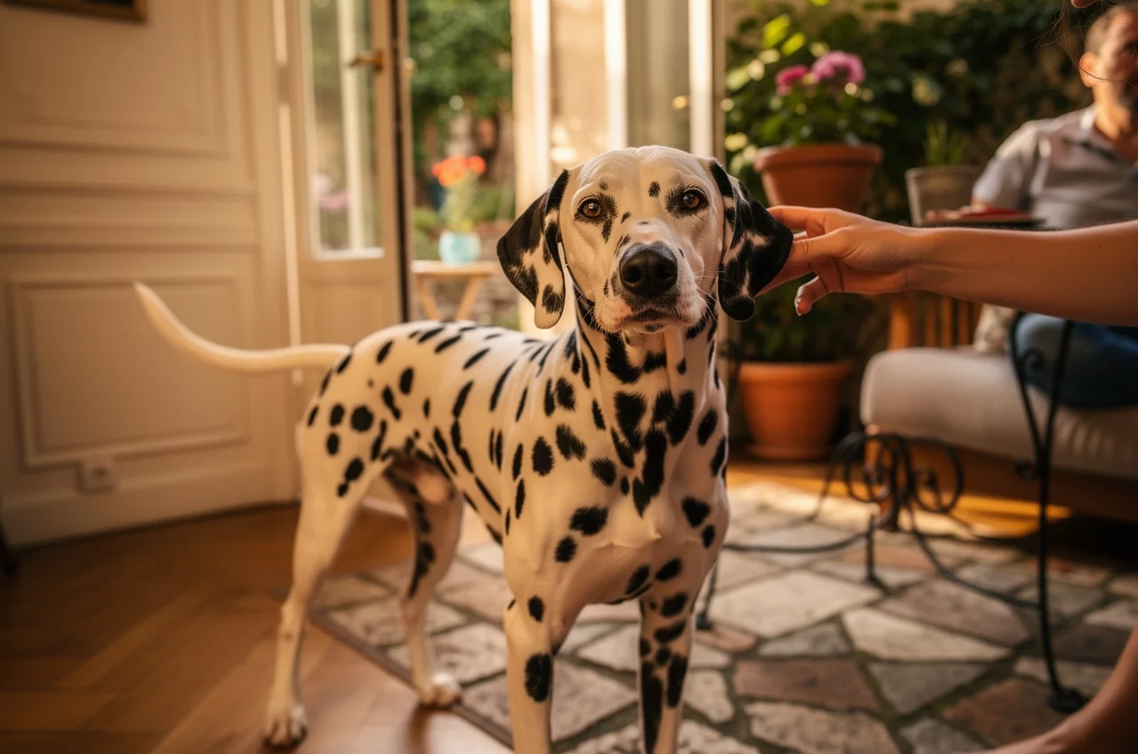 Le Dalmatien en appartement : besoins, — animal de compagnie photo lifestyle authentique